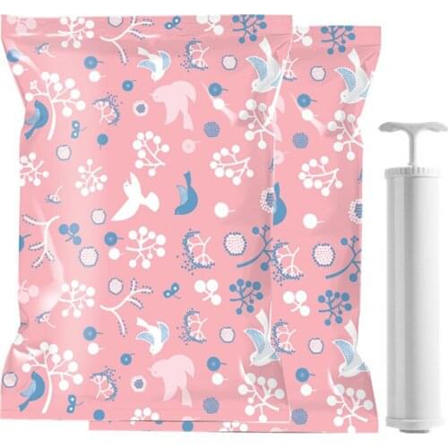 Convenient Vacuum Compression Bag Storage Clothes Quilt Organizer Seal Compressed Travel Saving Space Bags Multiple Combinations