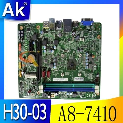 High Quality For Lenovo H30-03 H50-05 H3003 H5005 Desktop Motherboard 5B20H70485 A8-7410 CPU CFT3I1 100% Tested Fast Ship