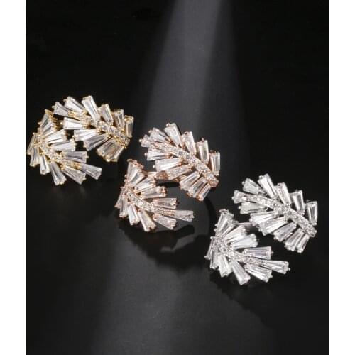 YaYI Jewelry Fashion Princess Cut White Cubic Zirconia Silver Color Engagement Wedding Party Adjustable Precious Gift Rings