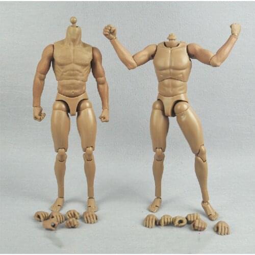 1/6 Scale Action Figure Nude Male Military Chest Muscular Body Similar to TTM19 for 12" Soldiers Action Figure Toys