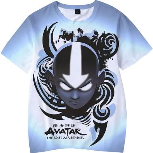 Avatar The Last Airbender T shirts Boys/girls Tees Streetwear Children Tops Mens 2021 Anime TShirt Cool Kids Clothes Cartoon