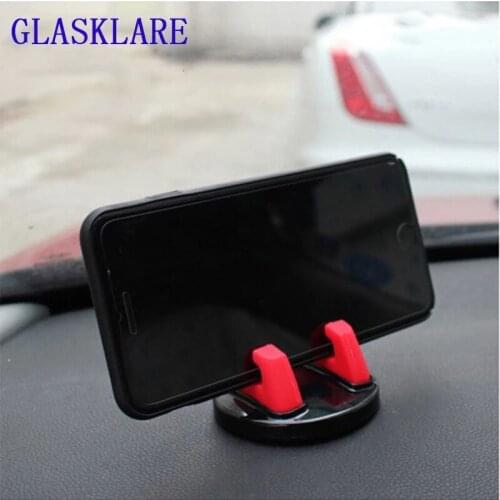 360 Degree Car Phone Holder Soft Silicone Anti Slip Mat Mobile Phone Mount Stands Support Car GPS Dashboard Bracket
