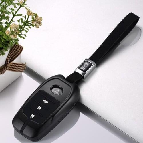 Key Case Key Case Set Suitable for Toyota Key Case Highlander Corolla Prato Rong Fang Levin Double Engine Crown Car Key Case