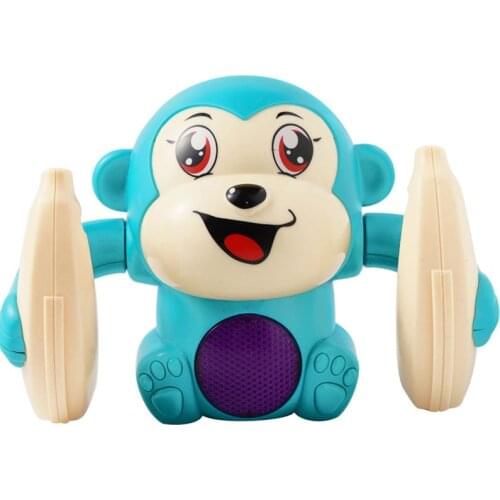 Baby Toys Voice Control Rolling Little Monkey Toy Walk Sing Brain Game Crawling Electric Toys Toddler Boy Toys