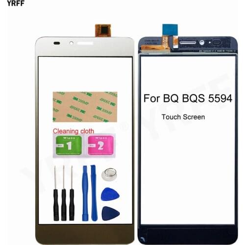 For BQ BQS 5594 Touch Screen Digitizer For BQS-5594 Front Glass Sensor Panel Assembly Parts Replacement Free Shipping