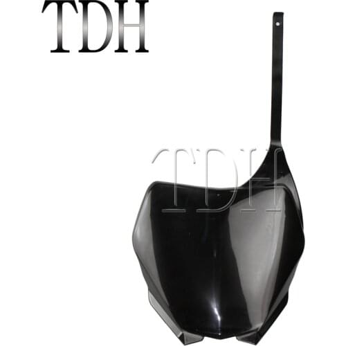 Racing Bike Motorcycle Black Plastic Front Number Plate For Yamaha YZ125 YZ250 06-14 YZ250F YZ450F 06-09 WR250F WR450F 2007-2014