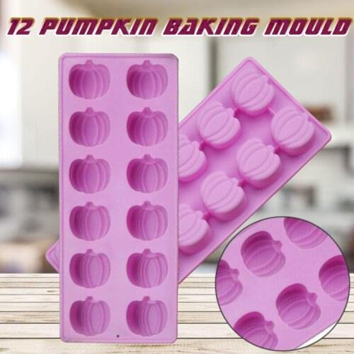 Halloween Silicone Mold Cake Baking Molds 3D Chocolate Fondant Mold Pumpkin Jelly Making Tools Home Decor Dessert Accessories