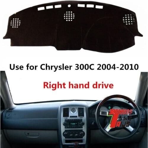 TAIJS Factory Classic Anti UV Polyester Fibre Car Dashboard Cover For Chrysler 300C 2004 2005 2006 07 08 09 10 Right Hand Drive