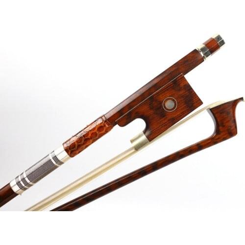Violin Bow 4/4 Snakewood Natural HorseTail Great Balance parts+Accessories