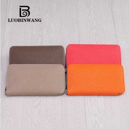 LUOBINWANG Women's Wallets With Zippers