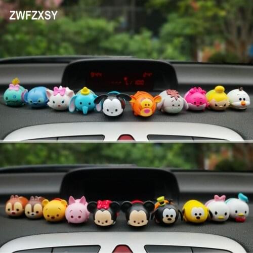 Cartoon car doll car center console decoration accessories car decoration children toys