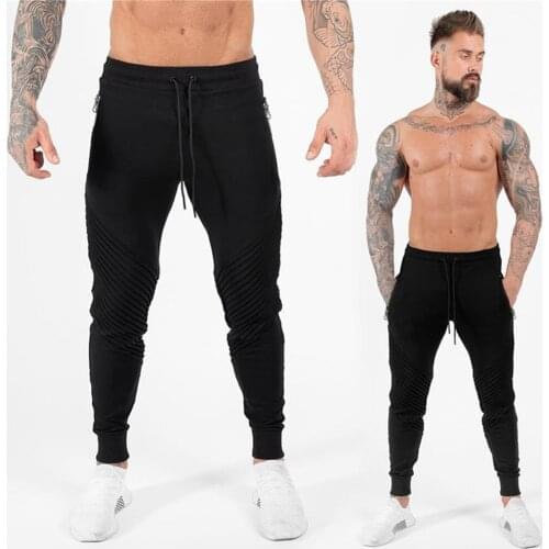 Men Joggers Pants Autumn Mens Sweatpants Leisure Cotton Mens Joggers Casual Training Sweatpants Mens Gym Slim Fitness Trousers