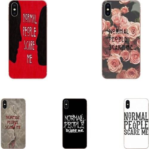 Soft Silicone TPU Transparent Phone Cover Case Coque For HTC U11 Life Capa U11 Plus U 11 U12 Life Normal People Scare Me
