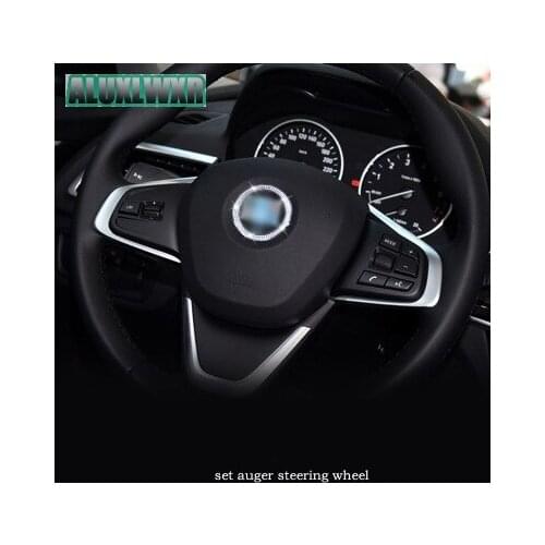 Stickers Car Steering Wheel Decorative Circle Metal 1pcs for BMW X1 X3 X4 X5 X6 Z3 Z4 3 5 7 SERIES E38 E39 E46 E83 Accessories