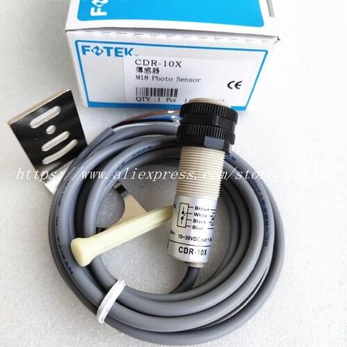 2PCS CDR-10X FOTEK New Photoelectric Switch Sensors