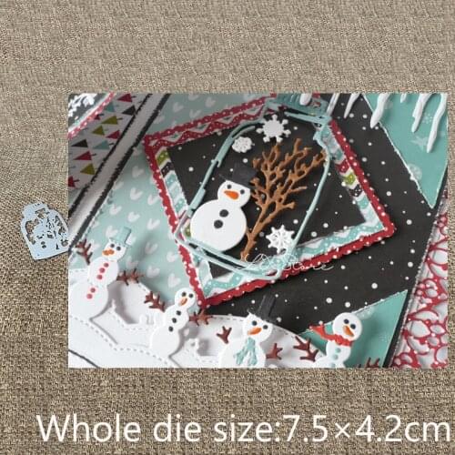 New Design Craft Metal Cutting Die snowman tree cup decoration scrapbook die cuts Album Paper Card Craft Embossing die cuts