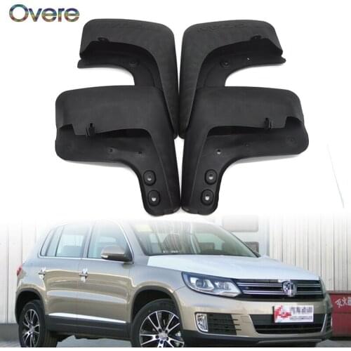 Overe Car Front Rear Mudguards For 2008 2009 2010 2011 2012 2013 2014 2015 VW Tiguan Car-styling Mudflap Accessories 1Set Fender