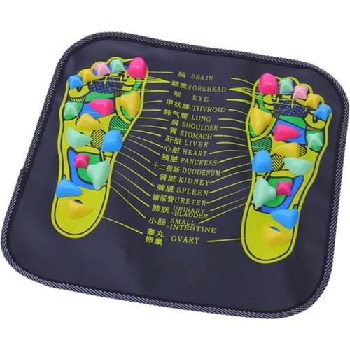 Reflexology Walk Stone Foot Leg Pain Relieve Relief Walk Massager Mat Pad Cushion Health Care Acupressure massageador