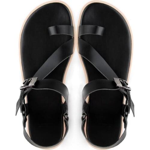 Ins web celebrity gladiator sandals, summer style, genuine leather, Korean version Thick bottom air permeability boots