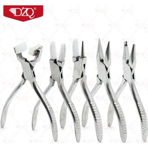 Heavy-duty stainless steel pliers with box joints and plastic comfort grips Nylon-Jaw Pliers