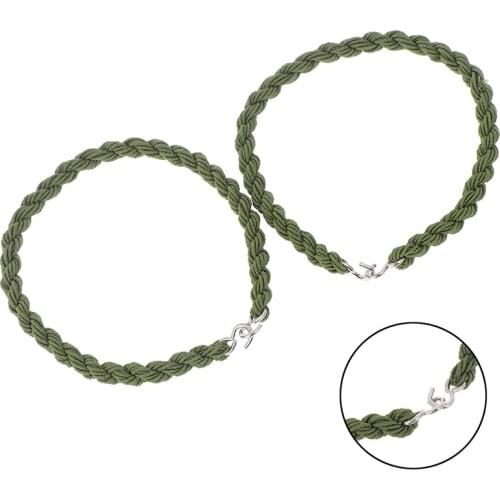 New 2Pcs Tactical Army Leggings Elastic Rope Trouser Leg Strap Riding Boot Rubber Band