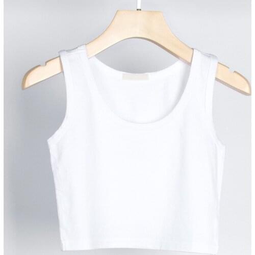 Summer Slim Render Sleeveless Camisole Women Sexy Short Tank Tops Womens Solid Bodycon Navel Crop Tops Vest Tube Tops