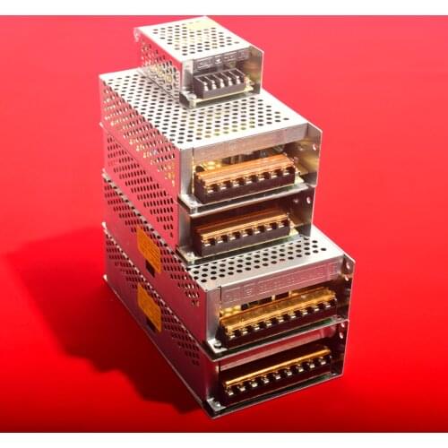 Lighting Transformer vusum AC110V-220V to DC 5V 12V 24V 48V Power Supply Adapter 2A 5A 10A 15A 20A 30A LED Strip Switch Driver