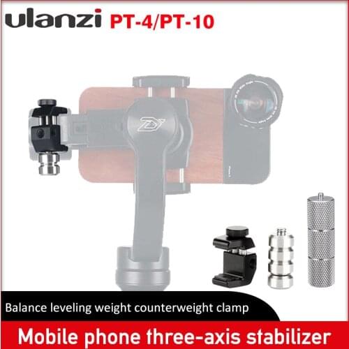 Ulanzi PT-4 PT-10 Counterweight for zhiyun smooth 4 for Balance DJI Osmo Mobile 3 Moment Lens Anamorphic Lens Gimbal Accessories