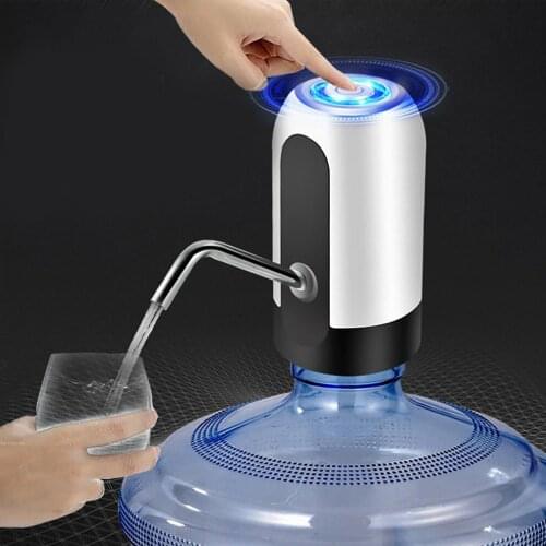 USB Electric Water Dispenser Portable Gallon Drinking Bottle Switch Smart Wireless Water Pump Water Treatment Devices With Light
