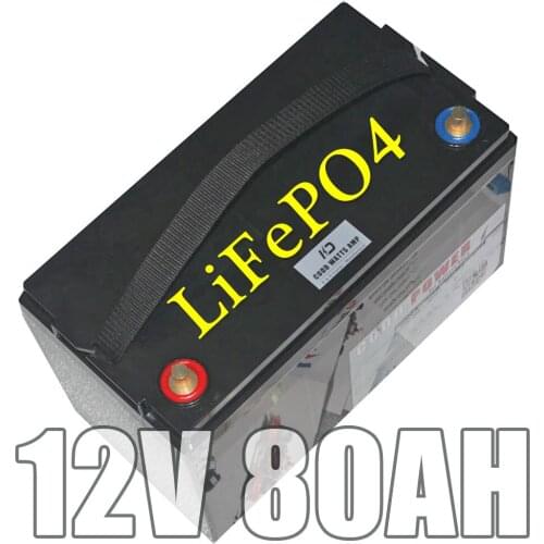 12.8V 80AH LiFePo4 Lithium Iron Phosphate Battery Pack Maintenance 800W BMS for Auto Car Vehicle Battery Long Life Deep Cycle