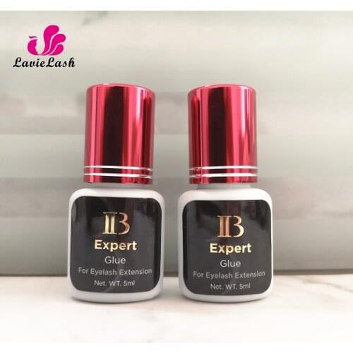 2 bottles original korea IB Expert Glue 1s Fast Drying Strong False Eye Lash Extension Glue 5-6 W Eyelash Extension soft Glue