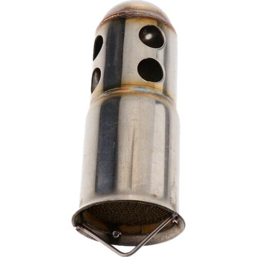 51mm Round Tip Exhaust Pipe Motorcycle Universal Exhaust Baffle Silencer