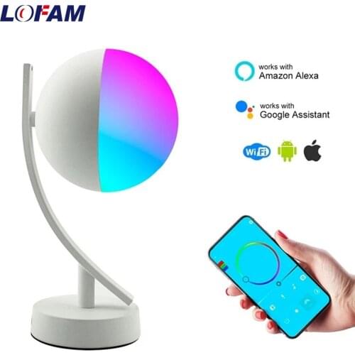 7W Smart Desk Lamp APP Wireless Control WiFi Light Smart Light Switch WiFi Dimmable Table Lamp Alexa Google Home Compatible