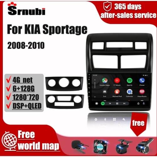For Kia Sportage 2 2008-2010 Android Car Radio Multimedia Video 2 Din 4G Navigation radio Head Unit audio carplay accessories