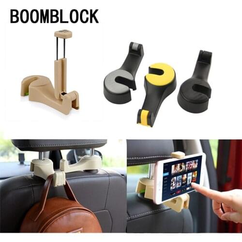 Car Back Seat Hook Auto Holder Mobile Phone Frame for VW Polo Jetta Toyota Corolla Mercedes W203 Saab Renault Dacia Duster