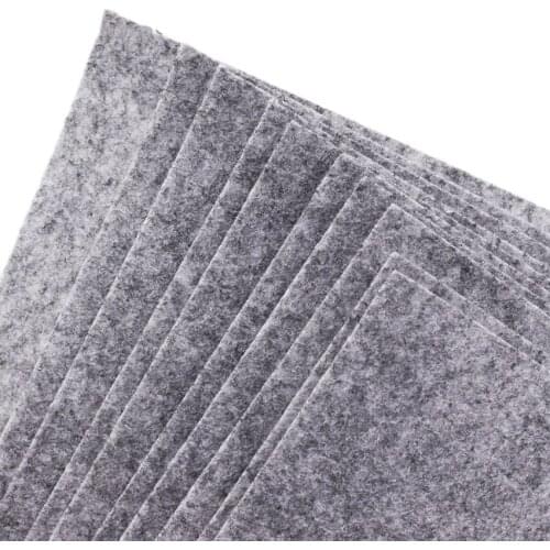 CMCYILING Gray Felt Fabric For needlework Scrapbooking Cloth Felt Bag Crafts 1 MM Thickness Polyester Felt Sheet Feutrine