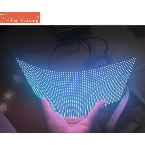 DIY P4 indoor flexible led panel use for special shapes led display screen dot matrix module