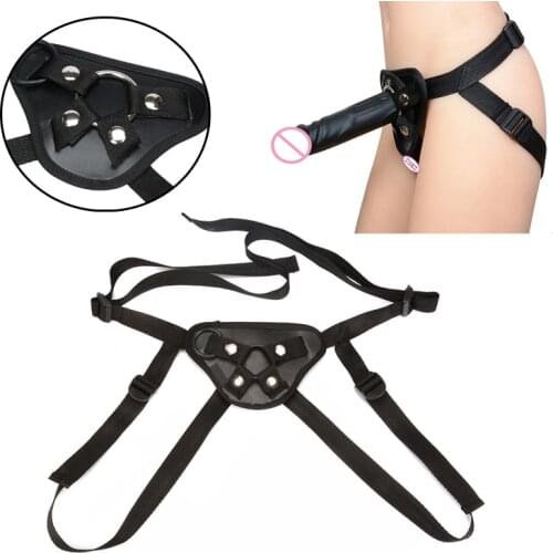 PU leather Strap On Dildo Harness for Women Lesbian Sex Bondage Lesbian Strapon Harness Sex Belt Gay Sex Toys Adult Sex Products