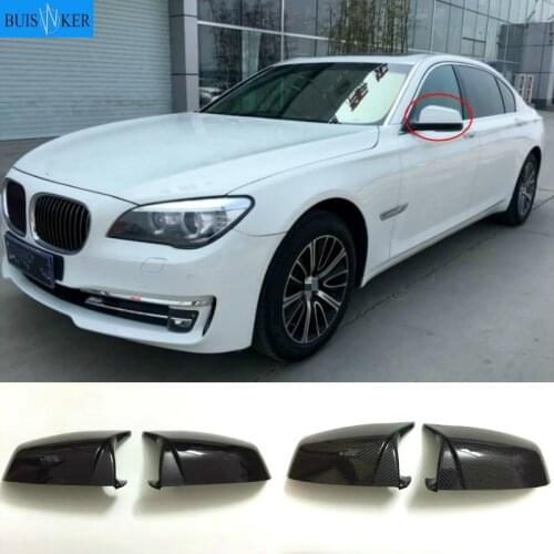 Carbon Fiber Car Side Rearview Mirror Cover 51167187431 51167187432 for BMW F10 F11 E60 E61 F01 F02 E63 E64 F12 F13 LCI