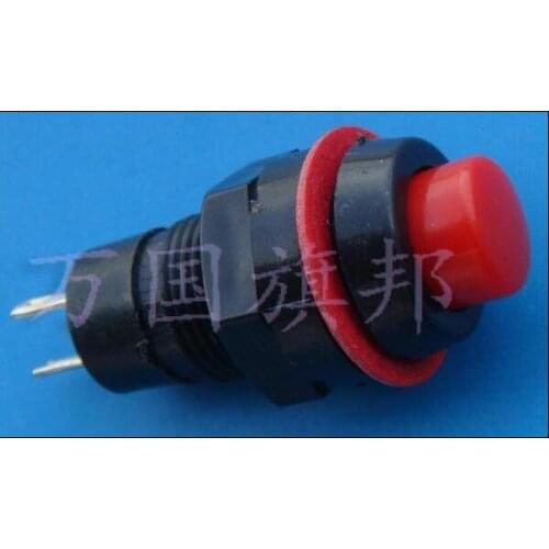 Red and green self-locking Key switch / push button switch installation hole:10mm DS-211