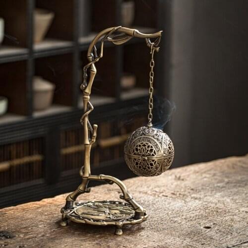 Box Charcoal Incense Burner Metal Decoration Smoke Fountain Incense Waterfall Room Fragrance Unplugged Home Decor BH50XXL