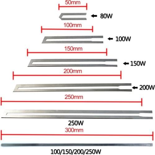 High Quality 5/10/15/20/25/30CM R Blade Nickel-Chromium Alloy Electric Hot Knife Spare Blade For Hot Cutting Machine Accessory