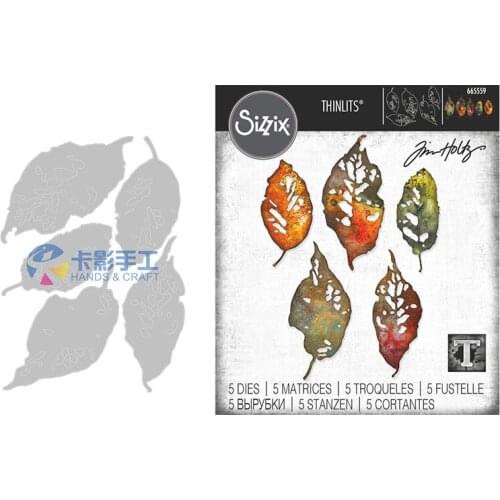 Leaf Fragments Metal Cutting Dies for DIY Scrapbooking Crafts Dies Cut Stencils Maker Photo Album Template Handmade Decoration