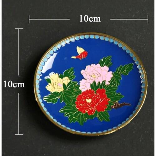 Chinese Style Metal Teacup Coffee Cup Coaster Heat-insulating Tea Ceremony Tray Kung Fu Tea Accessories For Home Office Teahouse
