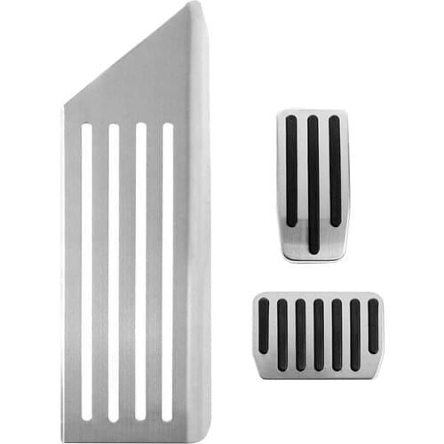 No Drilling Car Gas Brake Pedal Cover Accelerator Brake Foot Rest Pedals Covers for Tesla Model 3 2019-2021, Durable to Use