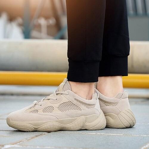 2019Explosive Coconut 500 Fashion Korean Leisure Mens Shoes Sports Shoes Wear-Resistant Lace Running Shoes Fitness