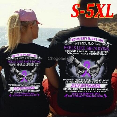 She Says She’s Ok She’s Lying She’s In So Much Pain Feels Like She’s Dying She’s My Beautiful Wife Shirt