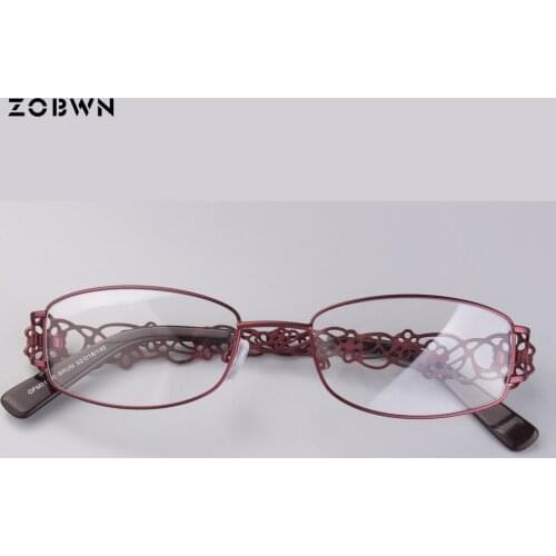 Wholesale classic Unisex Glasses Frame factory Full-rim put myopia reading prescription lens women Eyeglasses femininos black