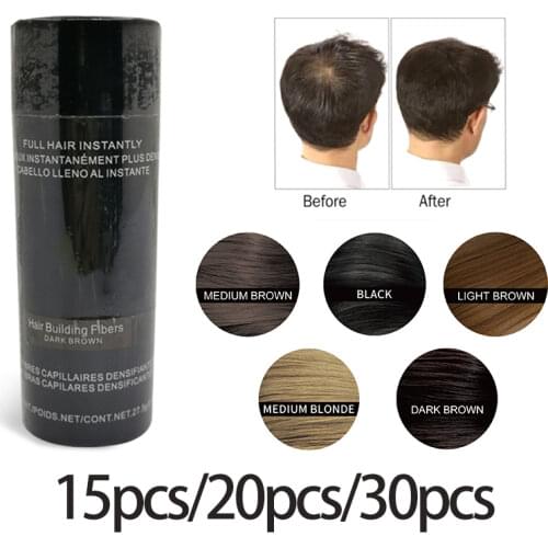 10 More Wholesale Hair Building Fibers For Men Woman Brown Series Visually Increase Hair Volume Cover The Hairline Head