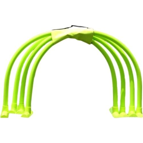 Wholesale high quality pvc material soccer training equipment 4pcs arch goal kid mini Movable football obstacle arch GOAL set